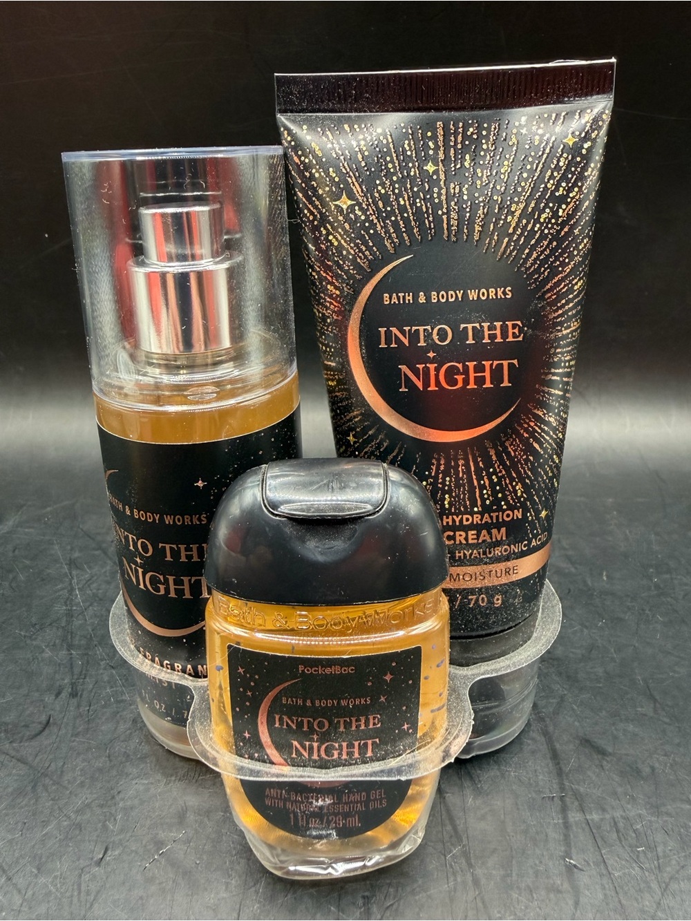 ✨ NEW Bath & Body Works INTO THE NIGHT Travel Size 3-Piece Bundle 🌃